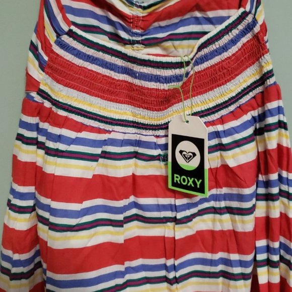 BNWT Roxy Strapless Maxi Dress - Picture 3 of 5